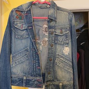 Distressed Denim Jacket !!